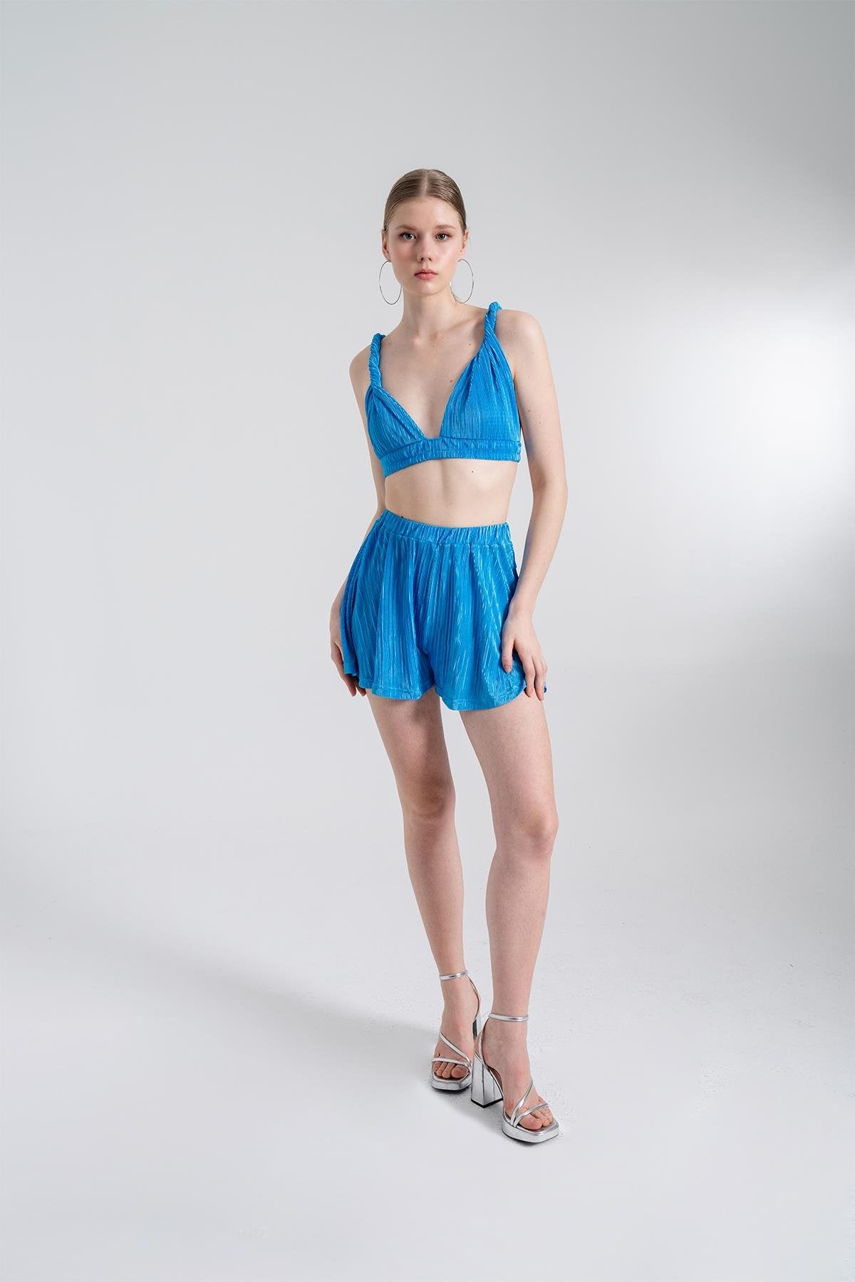 Comfy Şort Mavi Mavi L