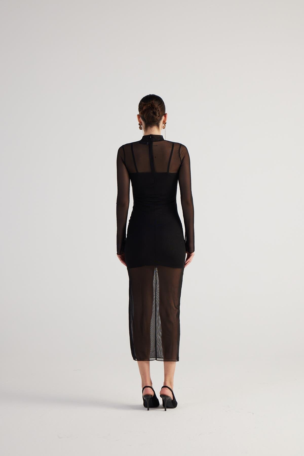 Kamille Elbise Siyah