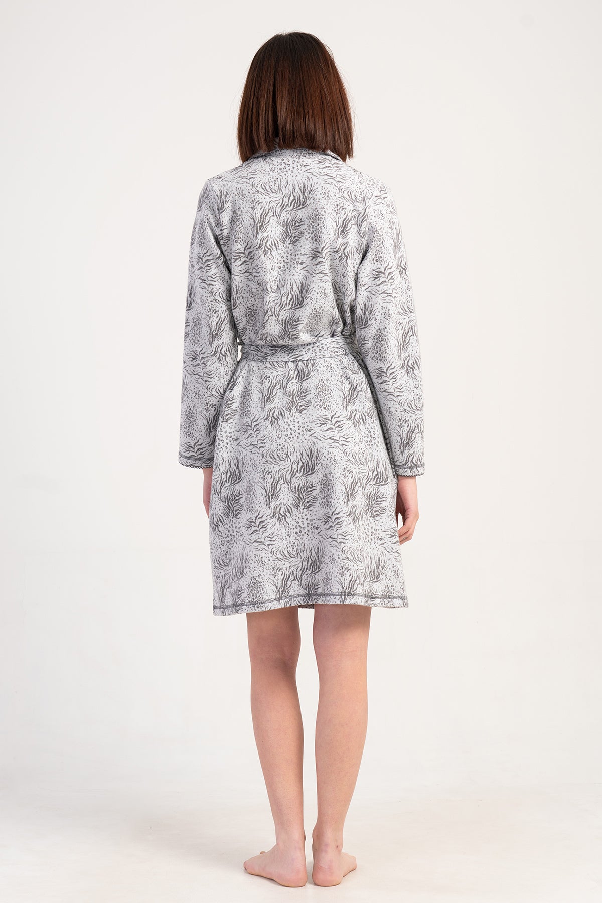 KADIN JAKARLI INTERLOK XXL KROSETALI UZUN KOL CEPLI SABAHLIK