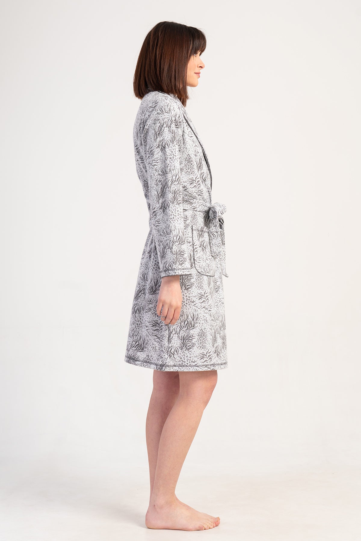 KADIN JAKARLI INTERLOK XXL KROSETALI UZUN KOL CEPLI SABAHLIK