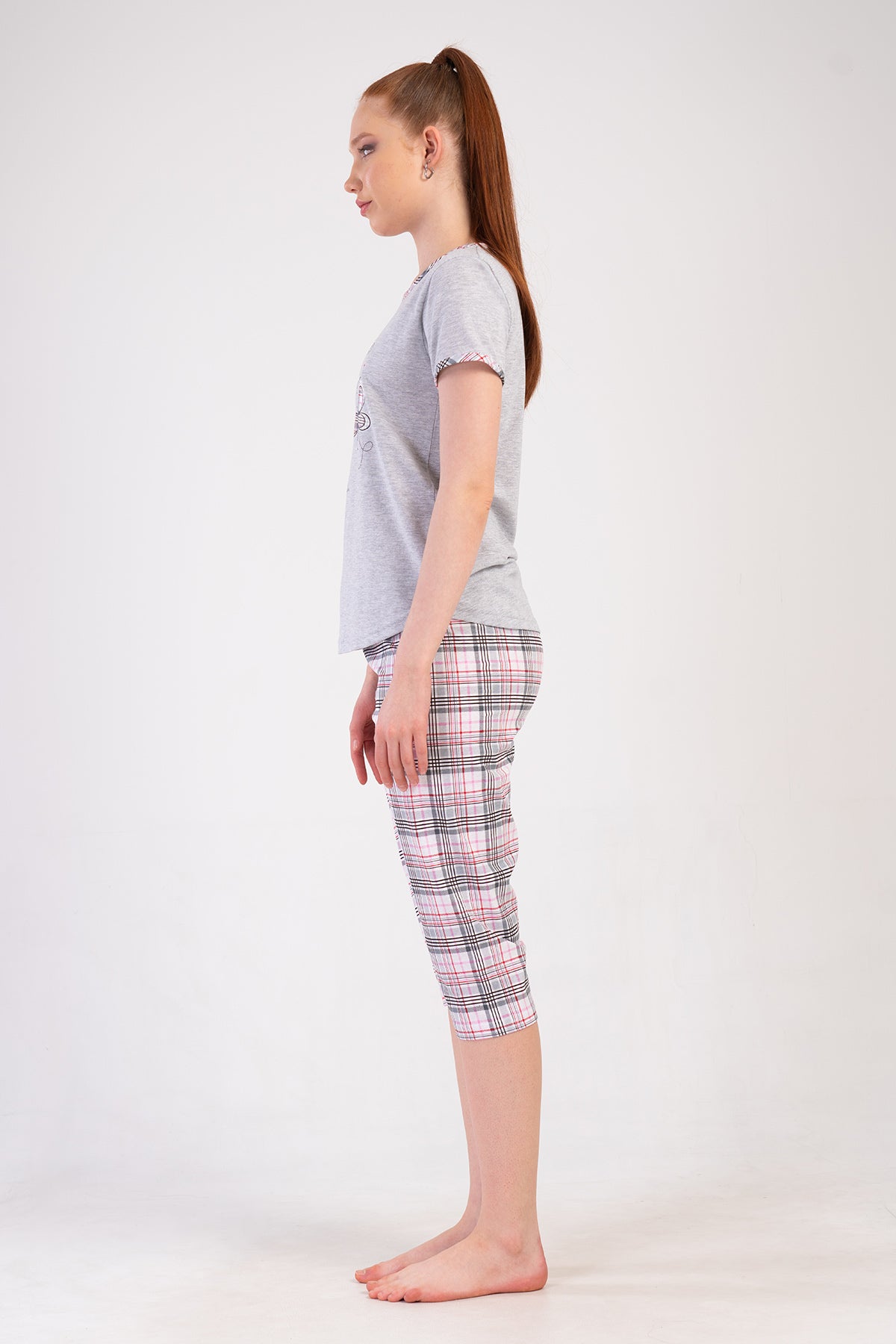 KADIN P.SUPREM O YAKA KISA KOL KAPRI TAKIM