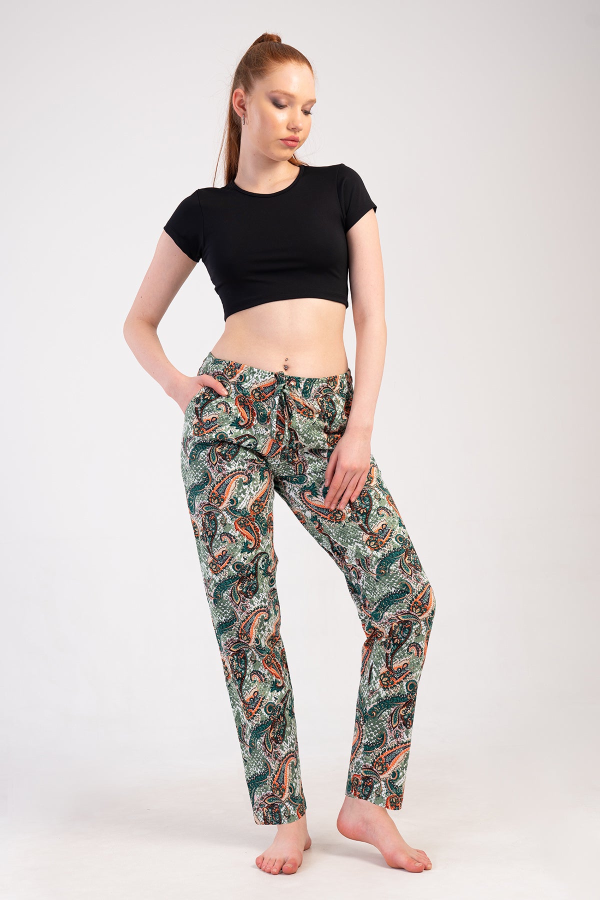 KADIN P.SUPREM XXL CEPLI TEK ALT PIJAMA