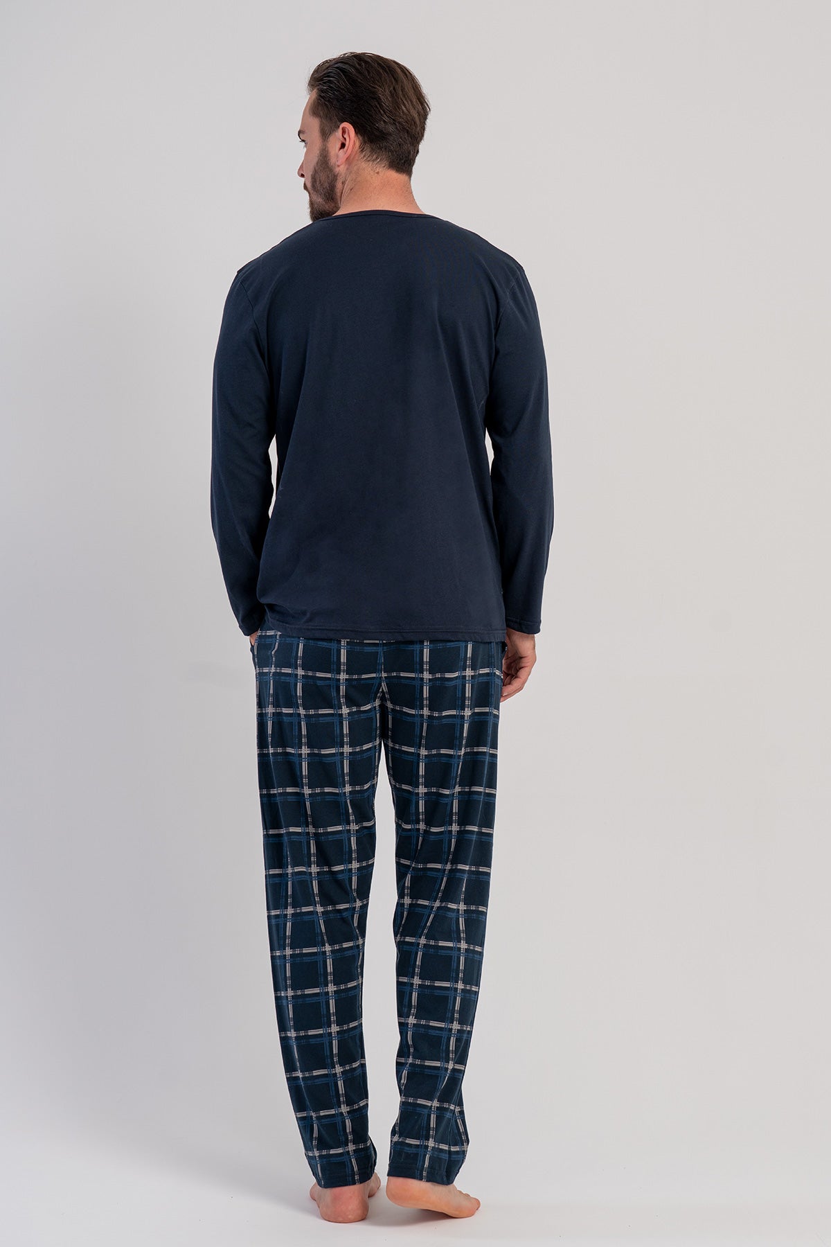 CEPLI ERKEK P.SUPREM XXL O YAKA UZUN KOL PIJAMA TAKIM