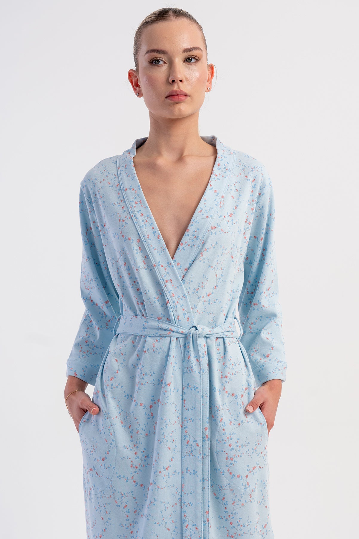 KADIN INTERLOK 3/4KOL CEPLI SABAHLIK