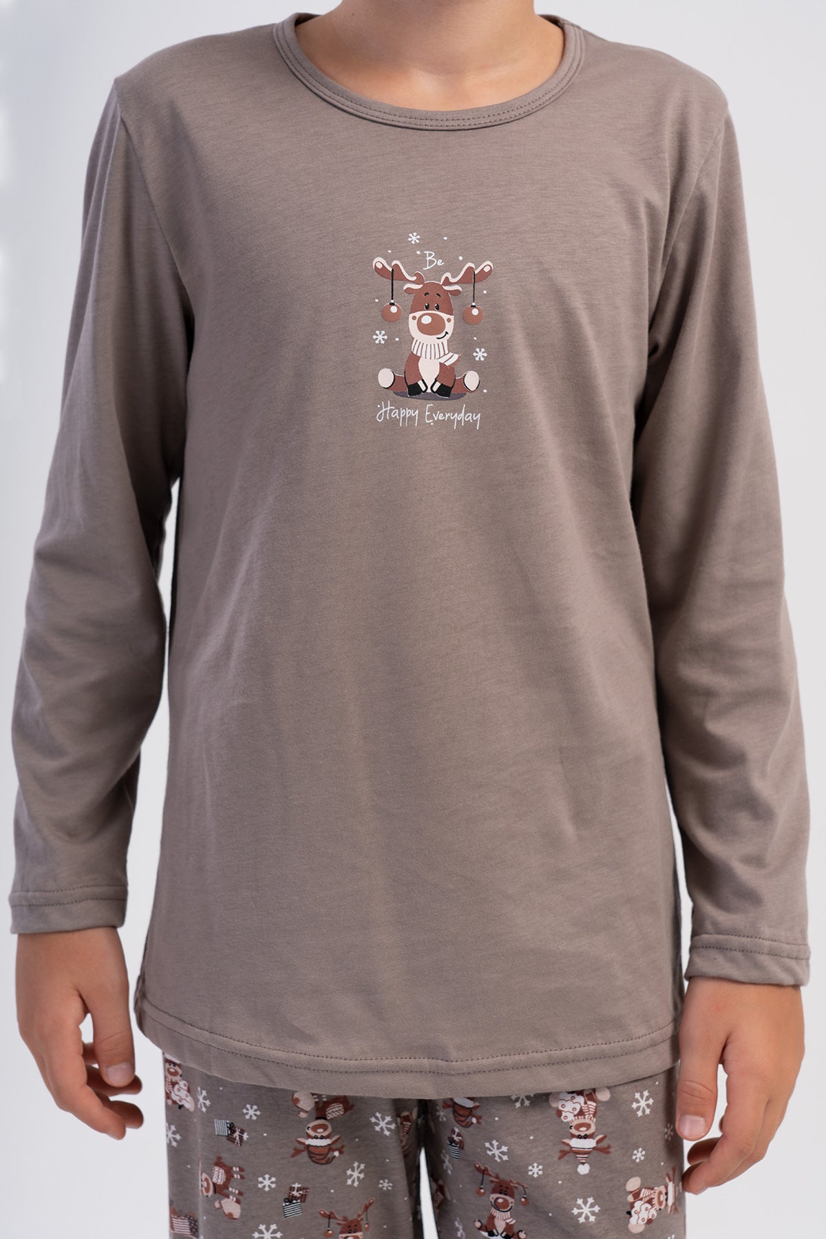 ERKEK COCUK P.SUPREM O YAKA UZUN KOL PIJAMA TAKIM(5-6/13-14)