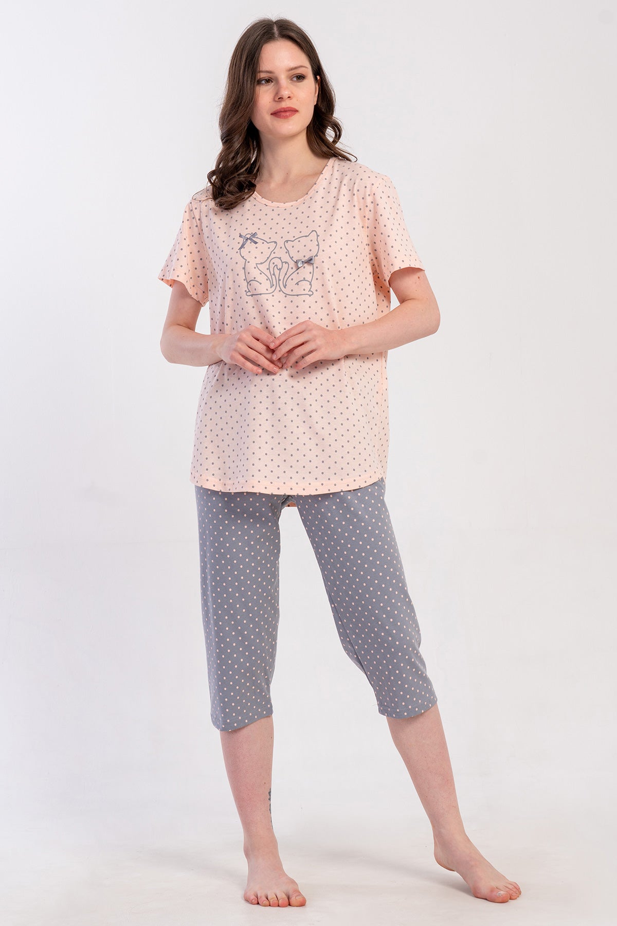 KADIN P.SUPREM XXL O YAKA KISA KOL ETEGI OVAL KAPRI TAKIM