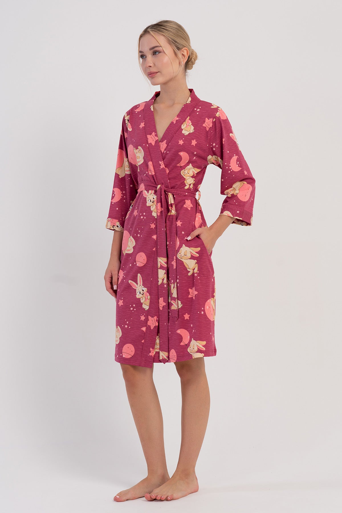 KADIN P.SUPREM 3/4KOL CEPLI SABAHLIK