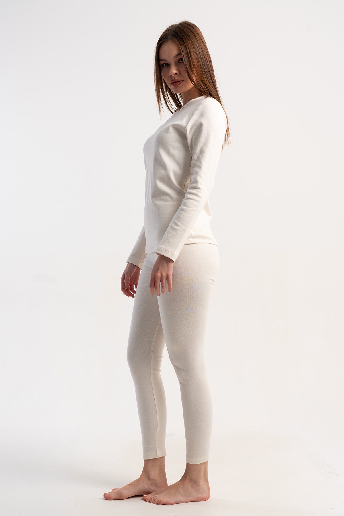 KADIN RIBANA UZUN KOL UZUN PACA PACA İÇLİK TAKIM