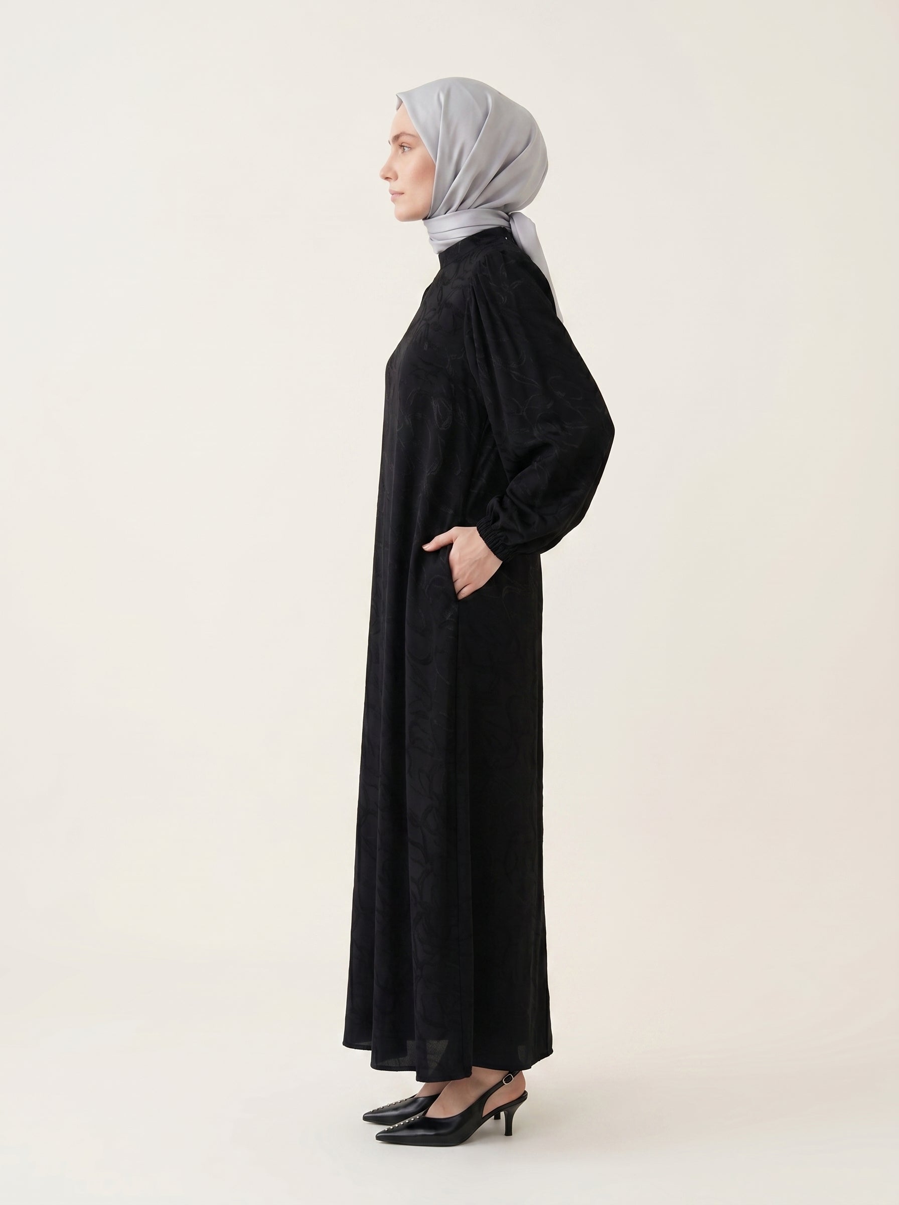 5220 Desenli Elbise