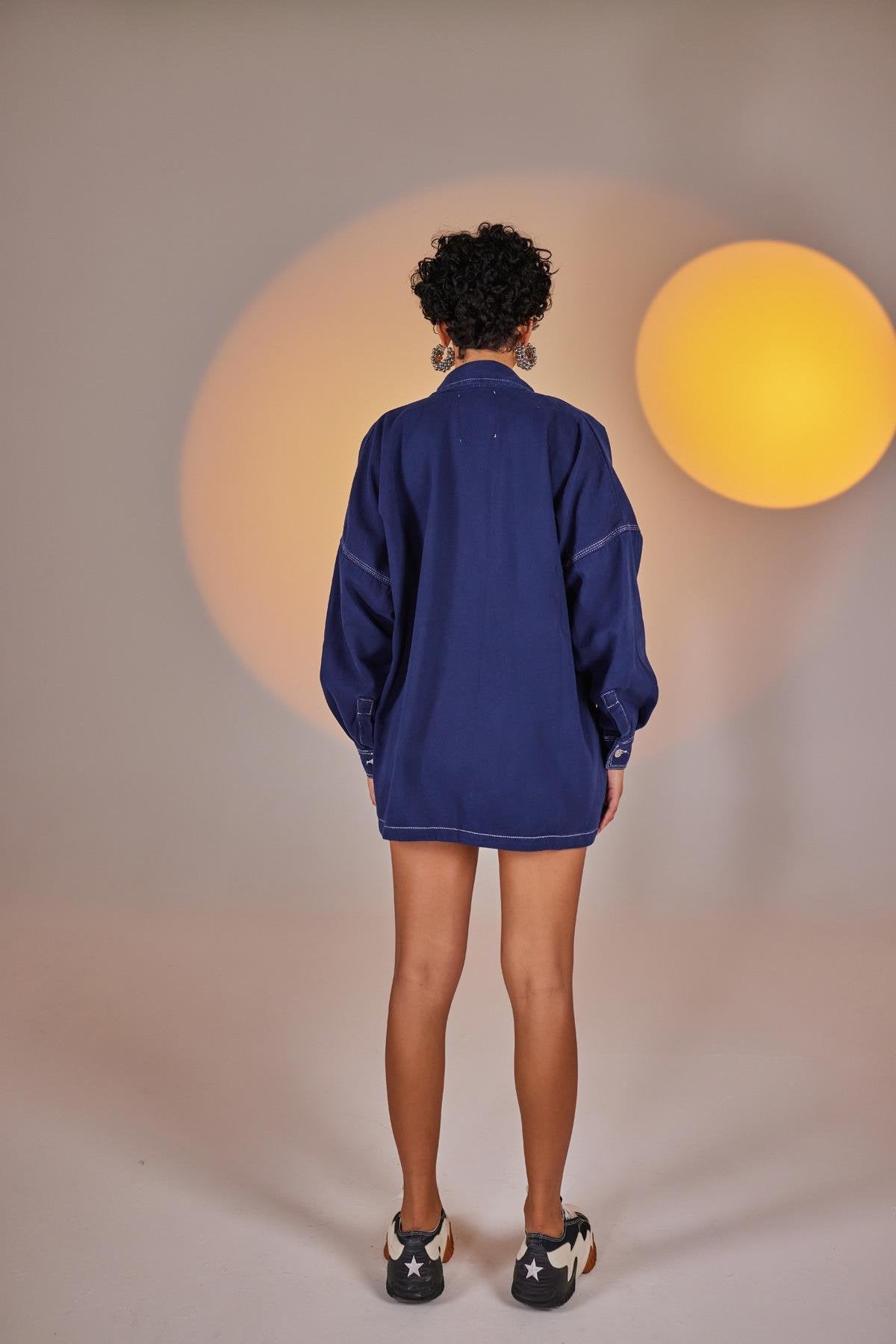 Sofie Gömlek Lacivert