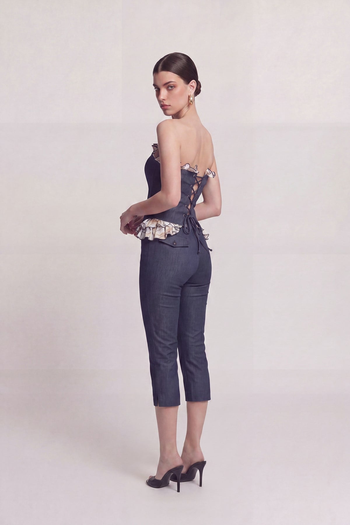 Jean Görünümlü Venus Capri Pantolon Lacivert