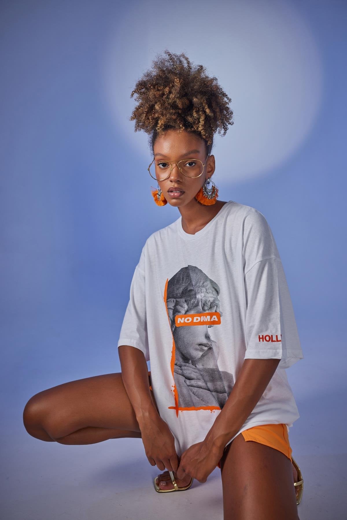 Drama T-Shirt Beyaz Beyaz STD