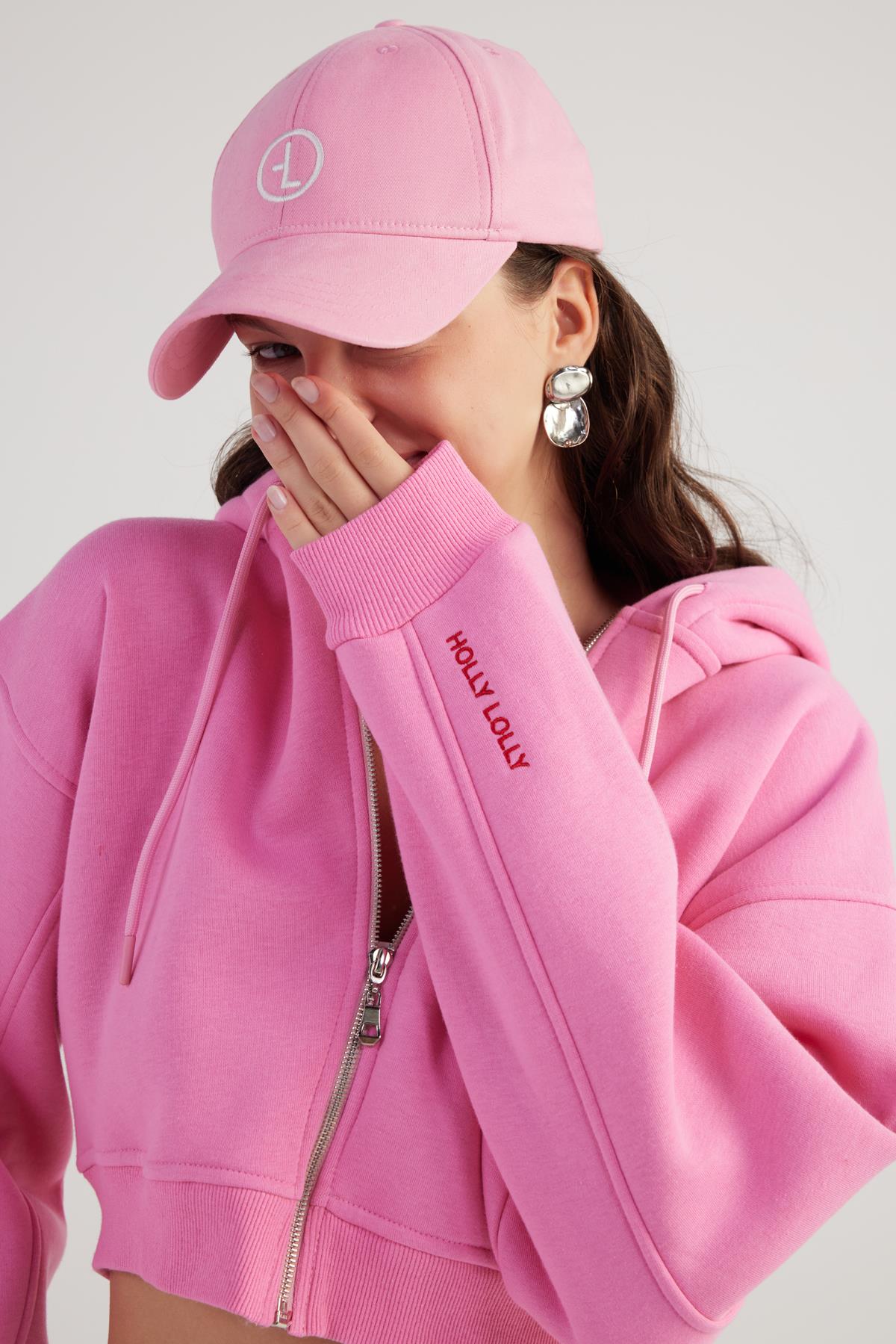 Mixed Sweatshirt Pembe
