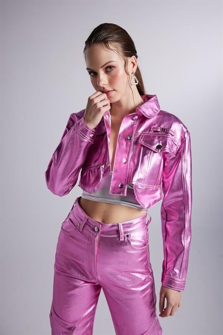 Millen Ceket Pembe Pembe L