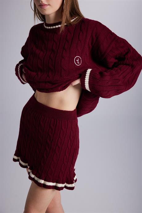 Harold Triko Etek Bordo