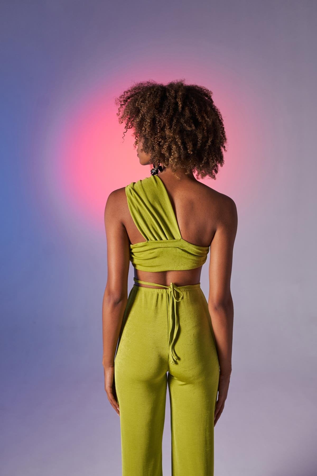 Beatrice Crop Yeşil