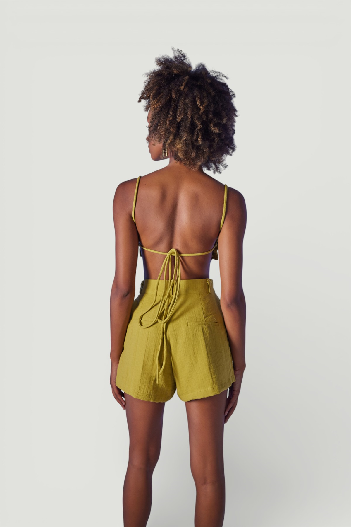 Crop Model Bağlamalı Playa Büstiyer Yeşil