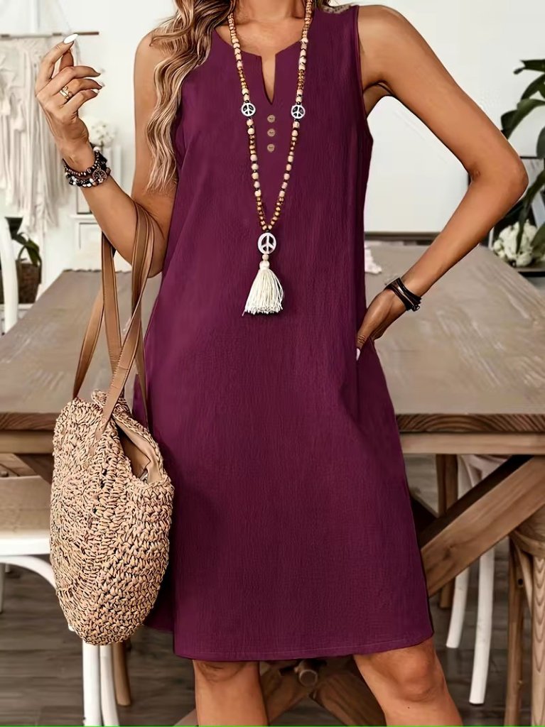 Women's Strappy V Neck Mini Dress