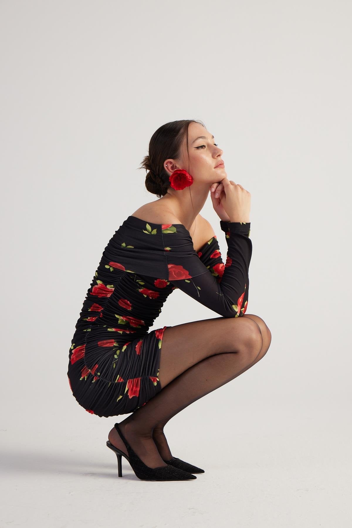 Rosalinda Elbise Siyah