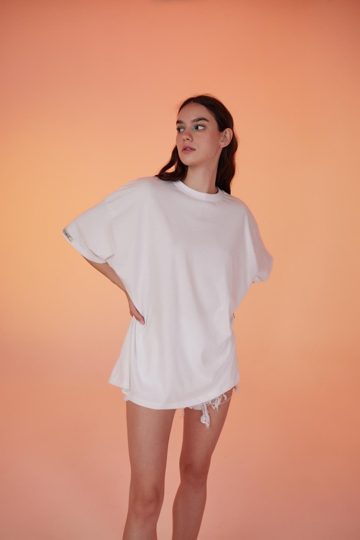 Lure Oversize Tshirt Beyaz