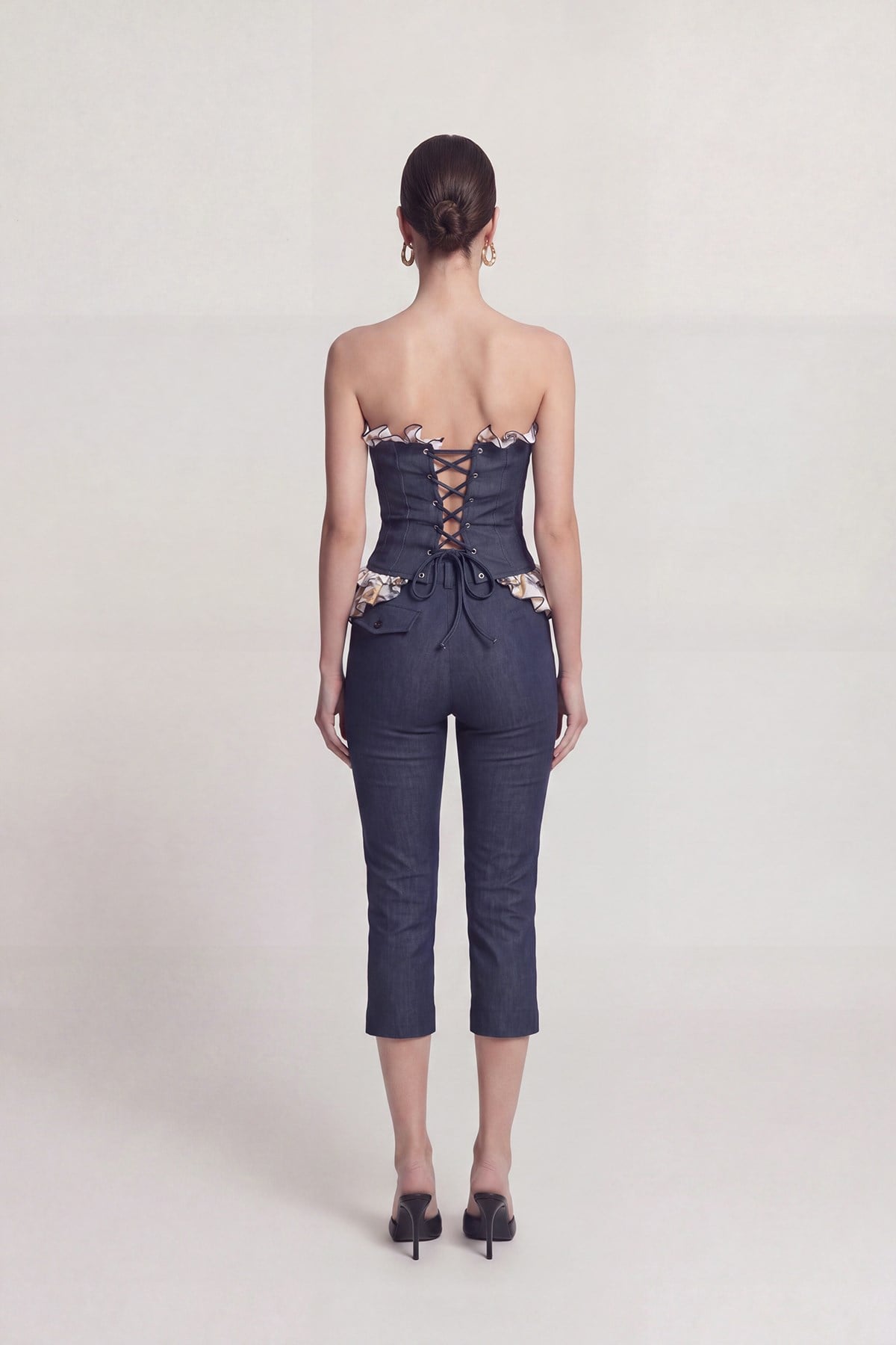 Jean Görünümlü Venus Capri Pantolon Lacivert