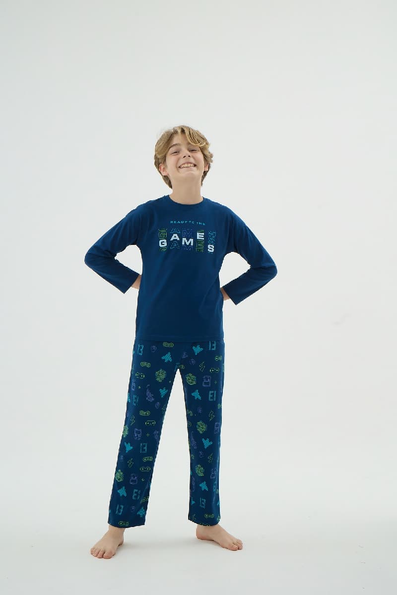 8949 ERKEK Ç. BASKILI PİJAMA TAKIM