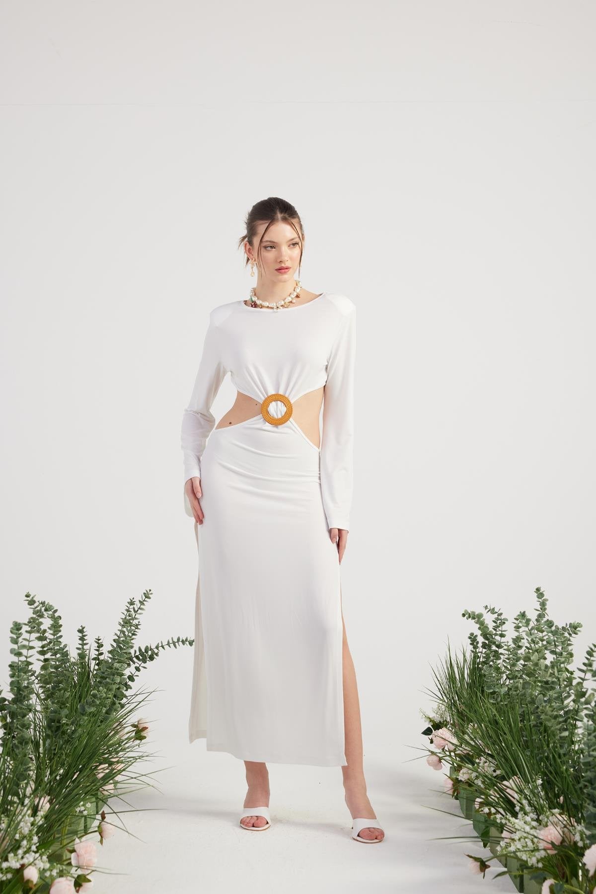 Cameron Elbise Beyaz