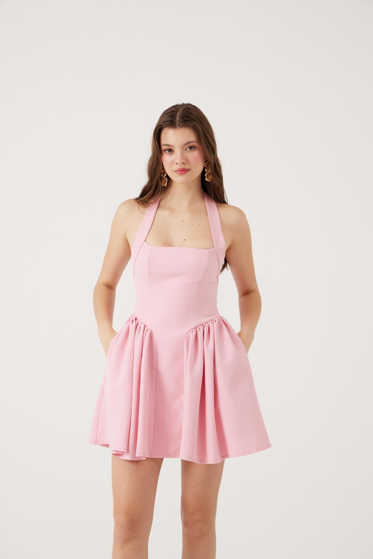 Cepli Mini Felici Elbise Pembe