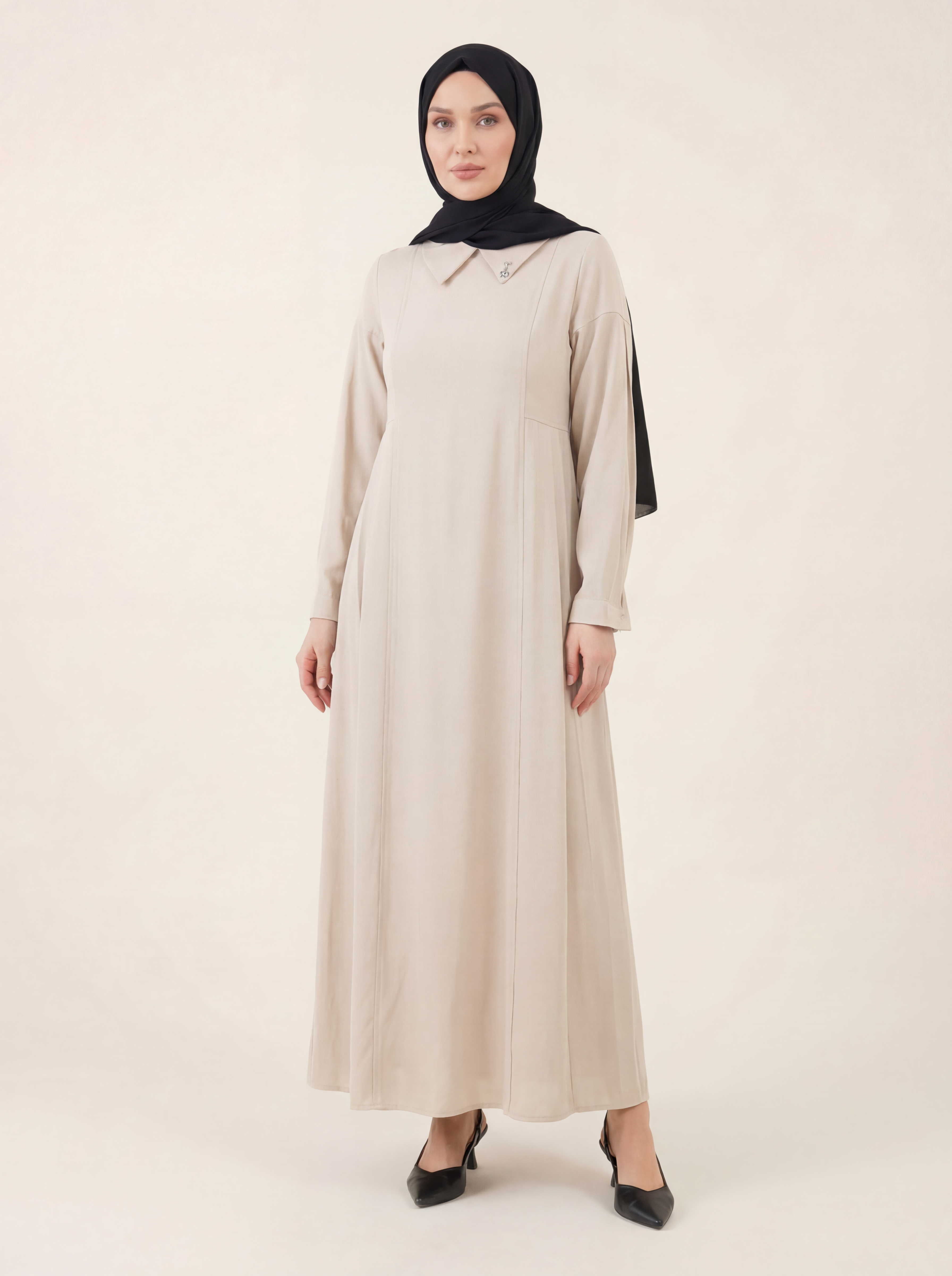 9342 Pileli Elbise