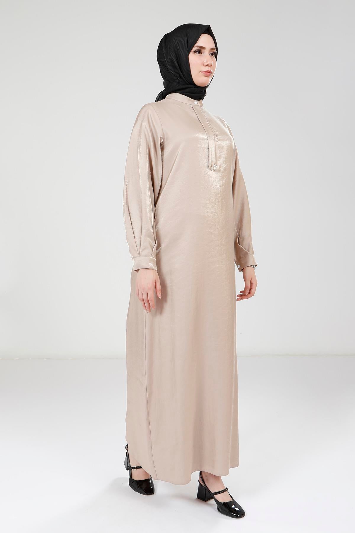 9350 ELBİSE BROŞLU
