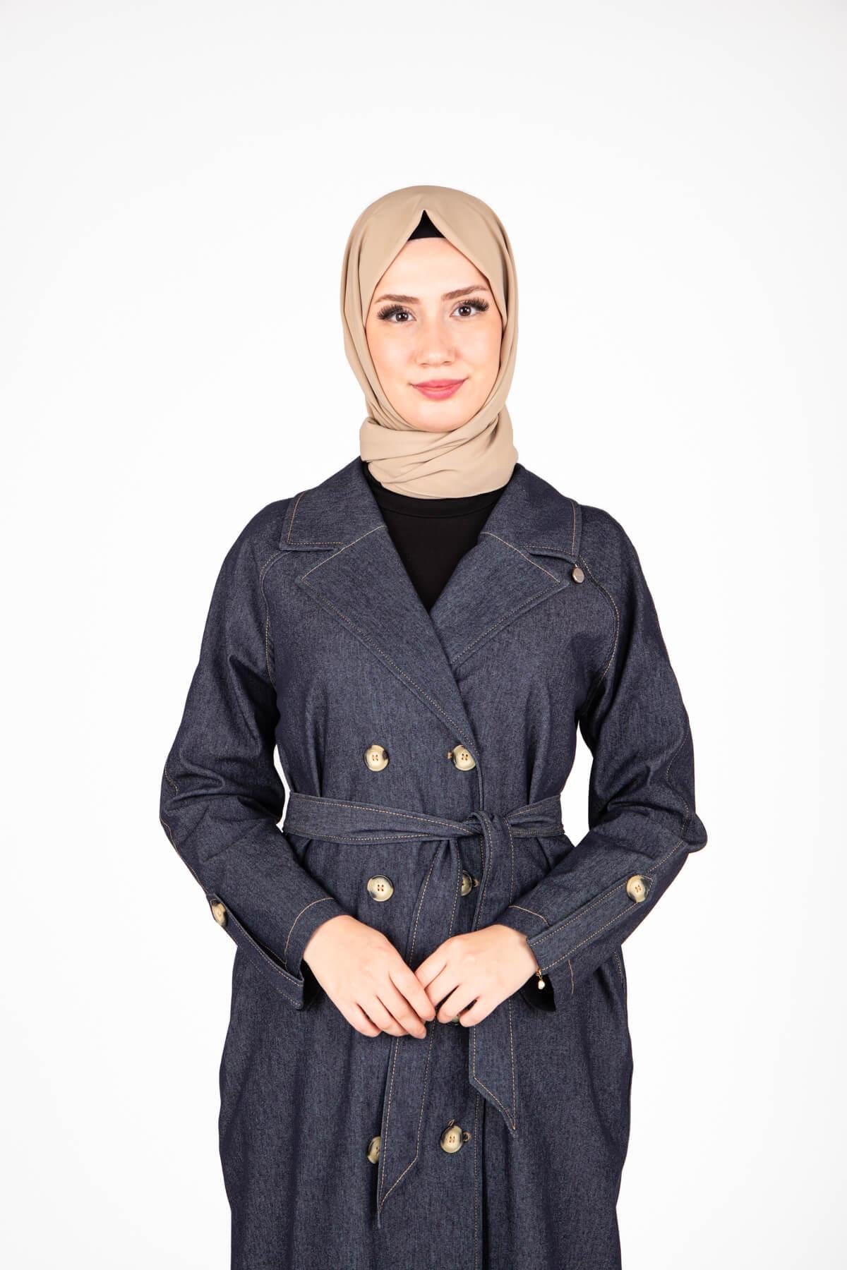 9424 Trench Coat Denim