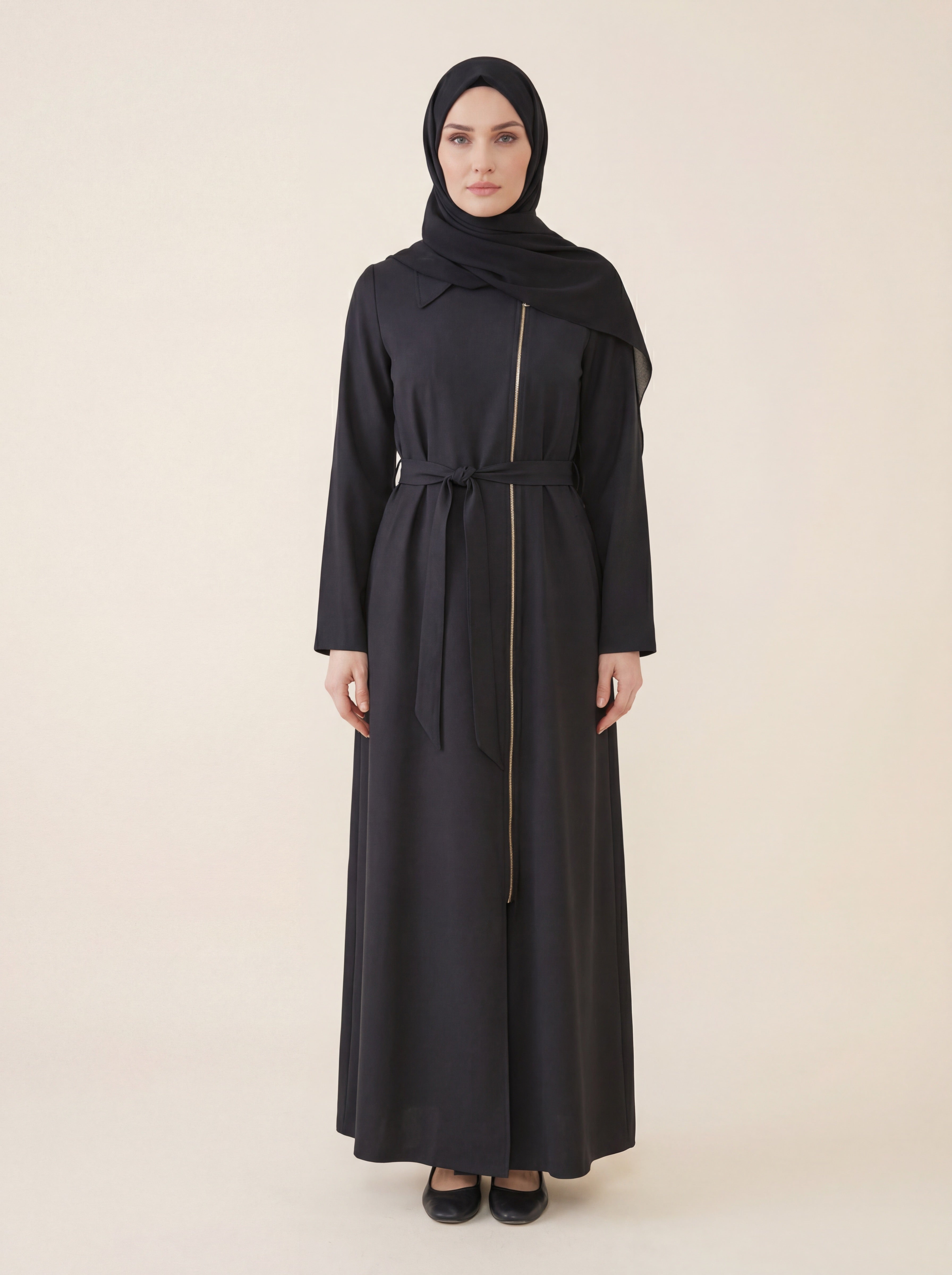 9546 Ceket Yakalı Ferace