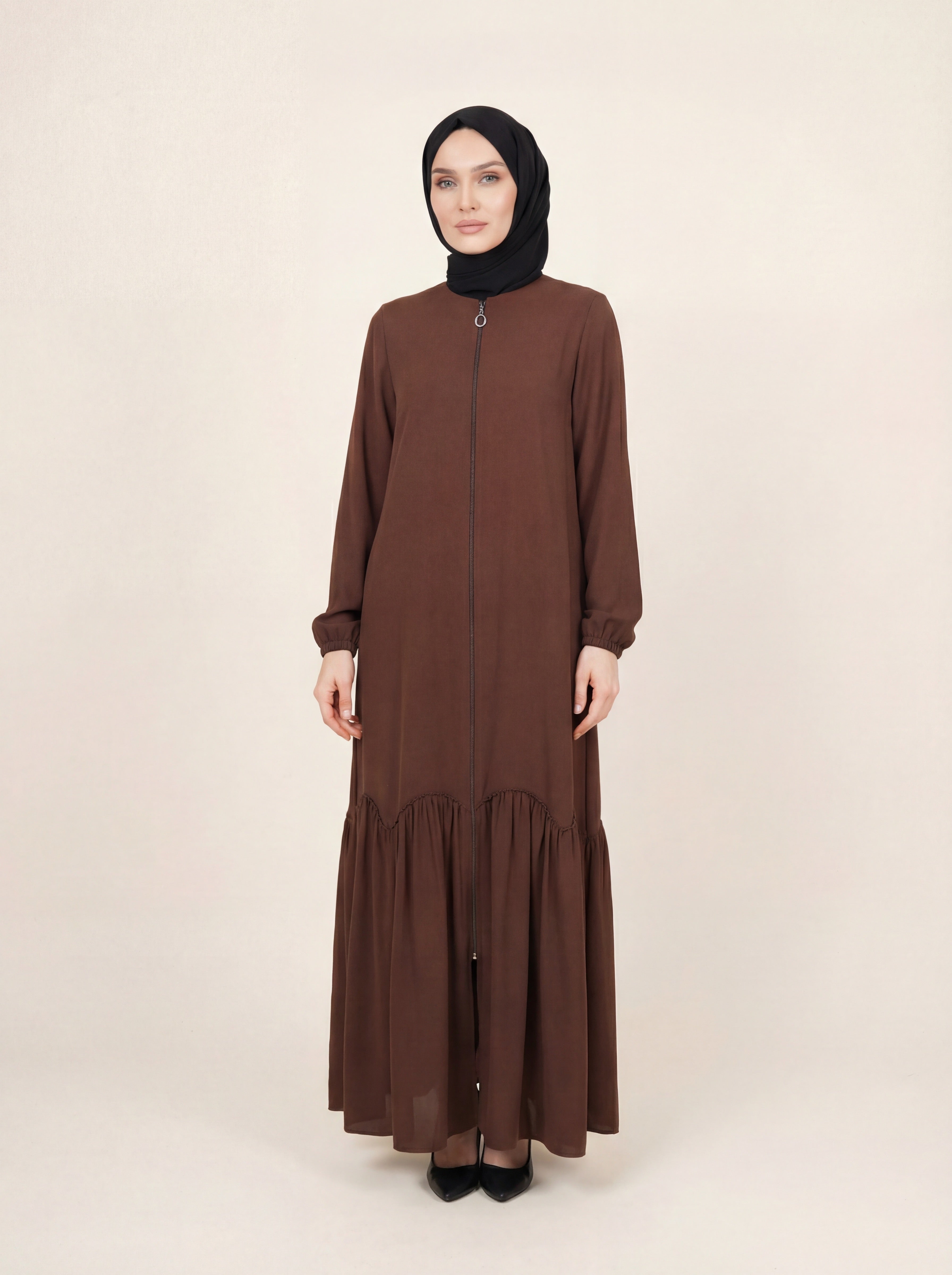 9565 Fırfırlı Ferace