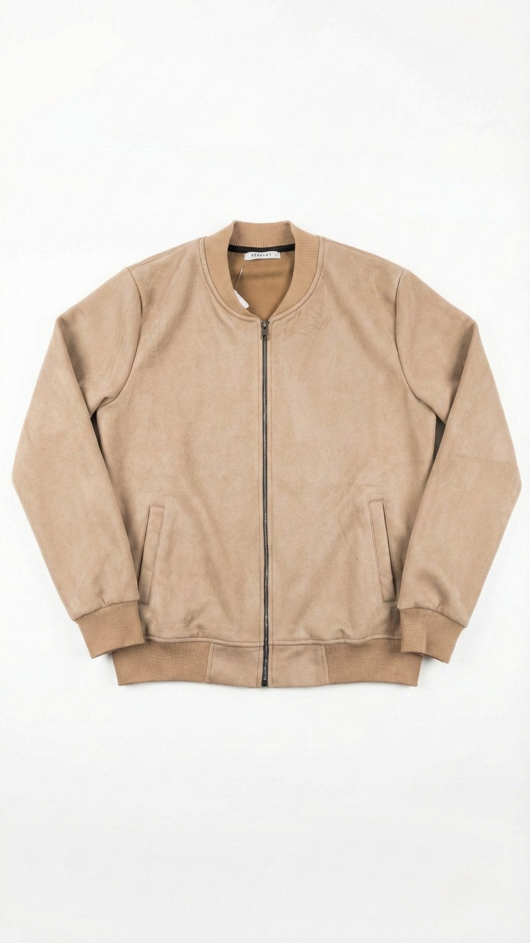 Erkek Scuba Süet Kumaş Bomber Hırka