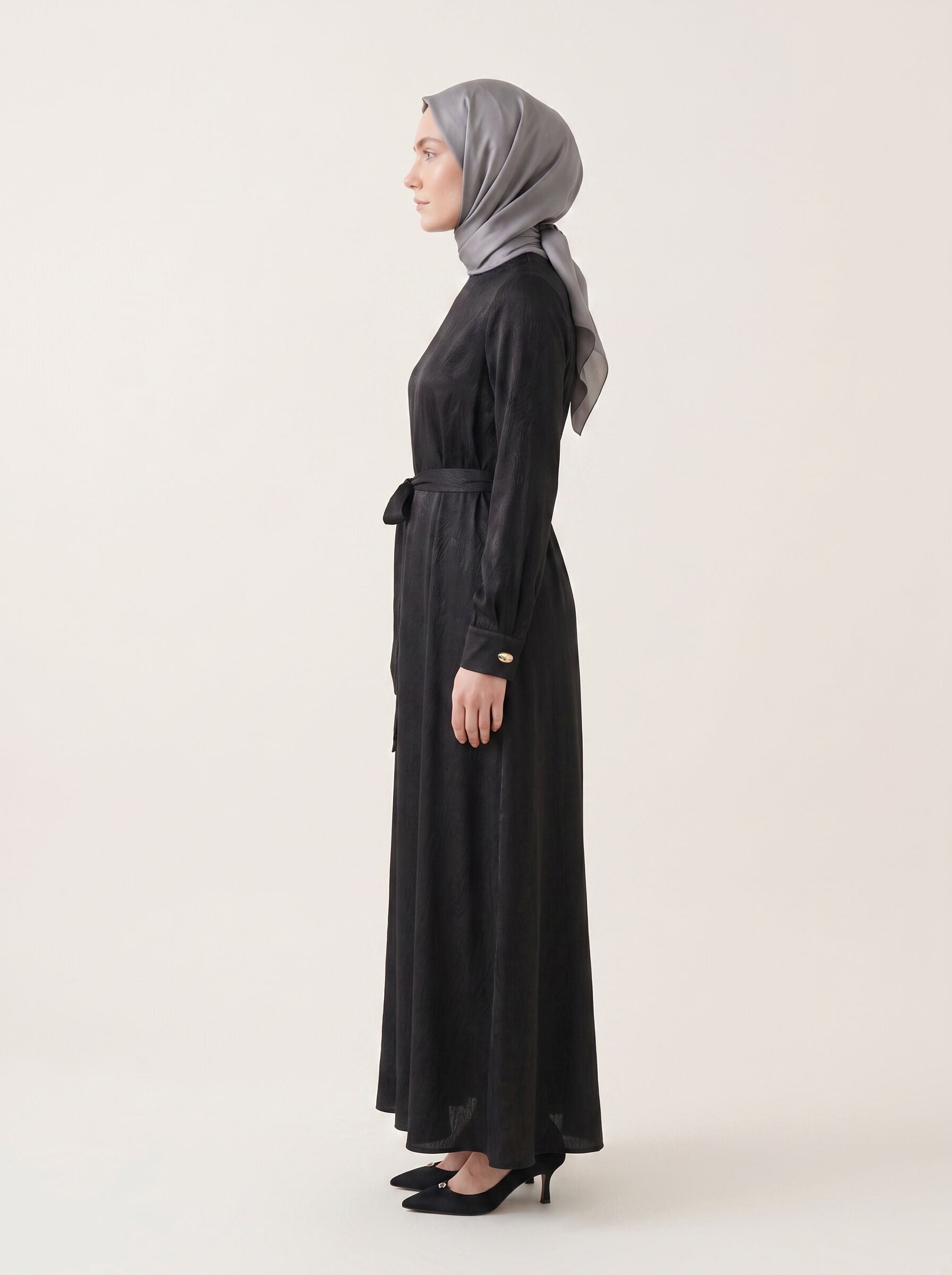 9728-2 Desenli Elbise
