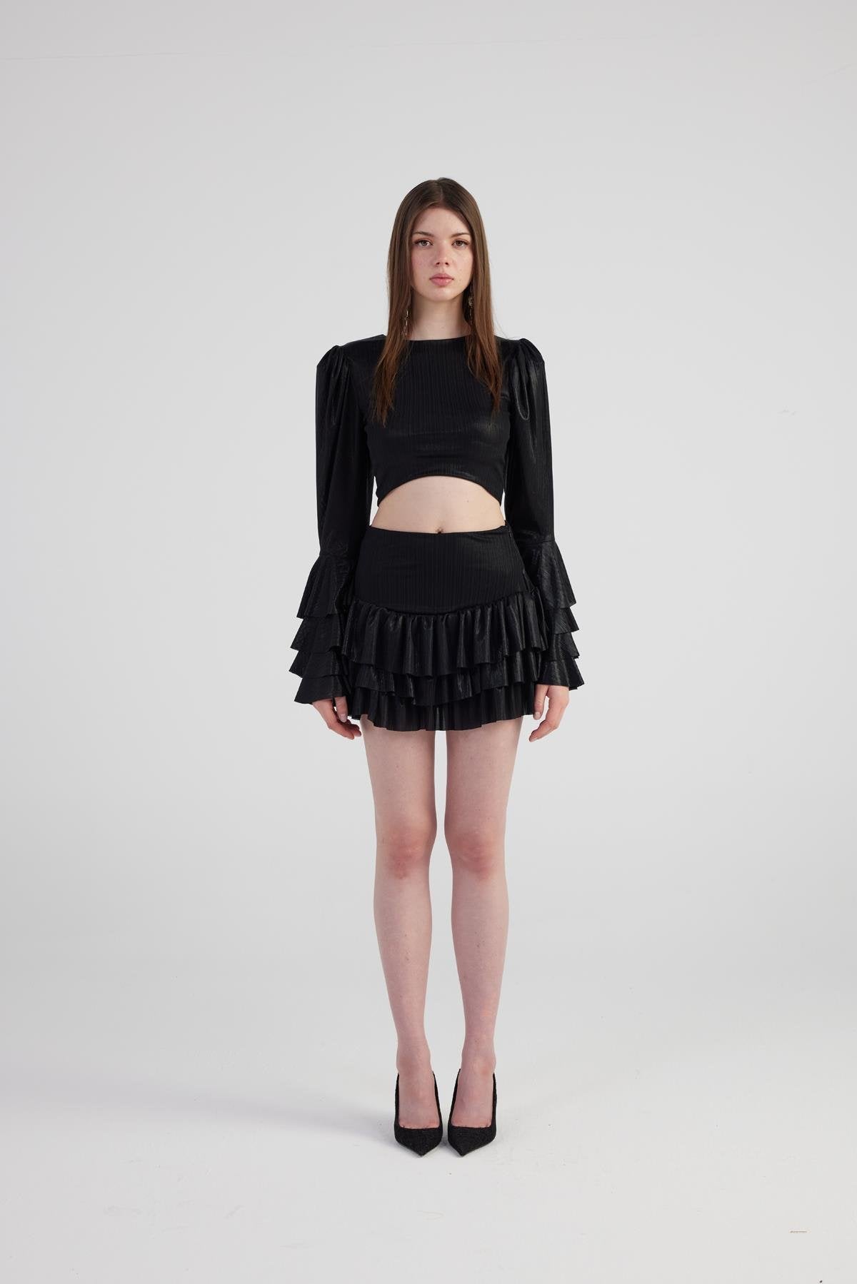 Yensia Takım Siyah Siyah M