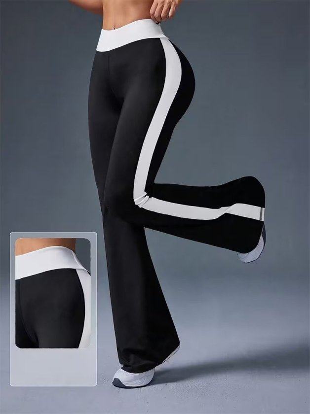 Women's High-Waisted Bootcut Scuba Leggings