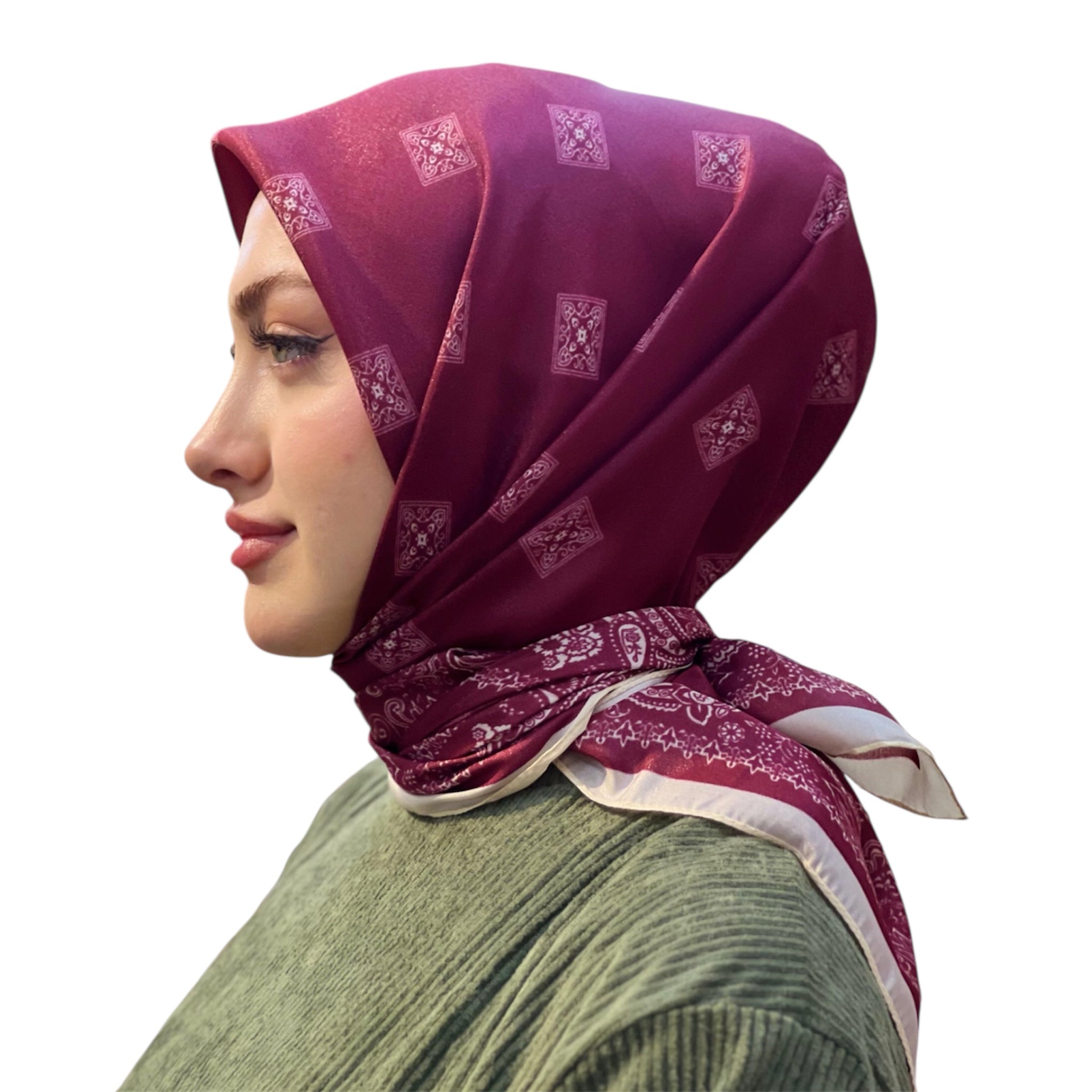 DESENLİ KRİSTAL EŞARP