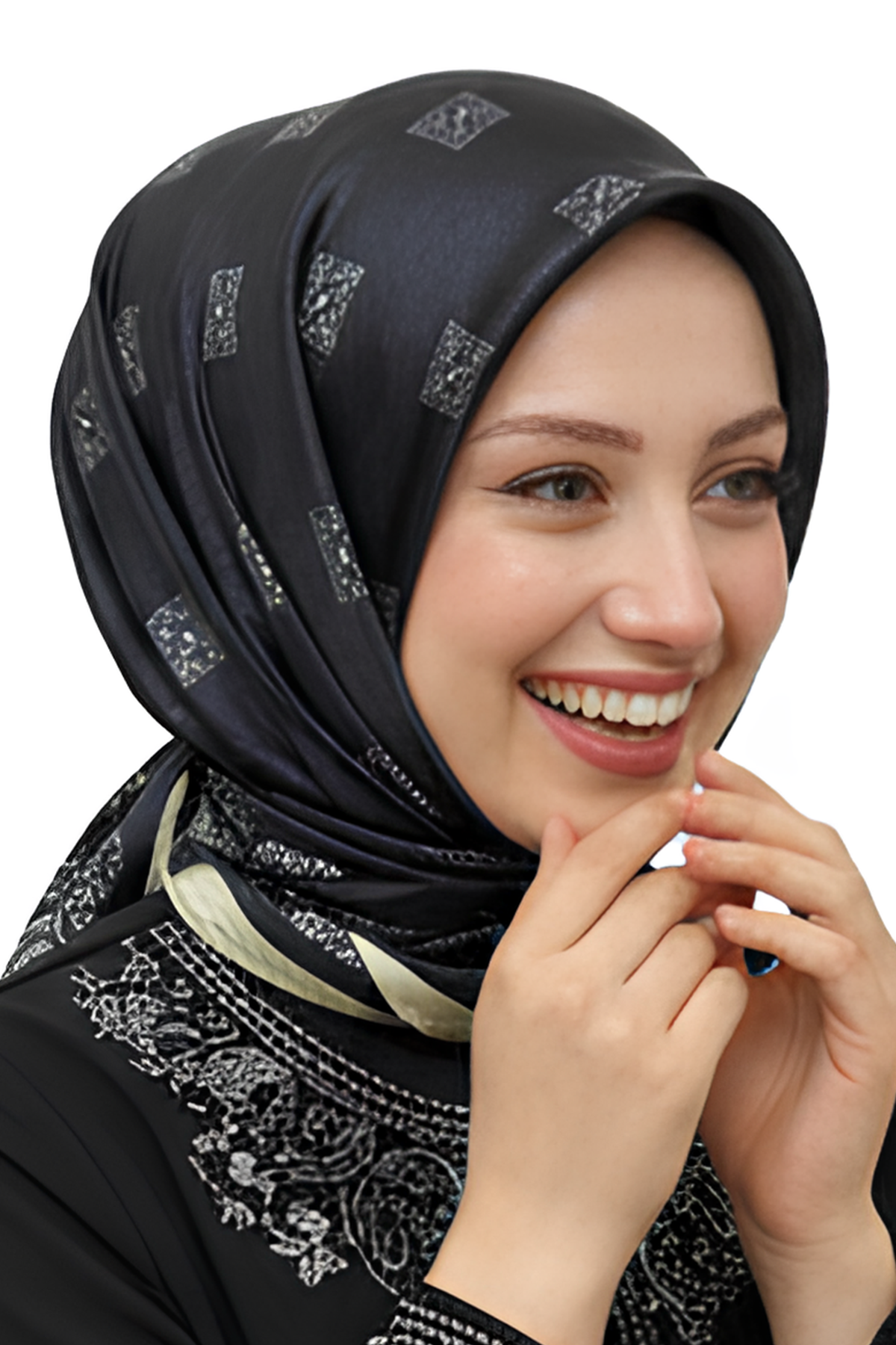 DESENLİ KRİSTAL EŞARP