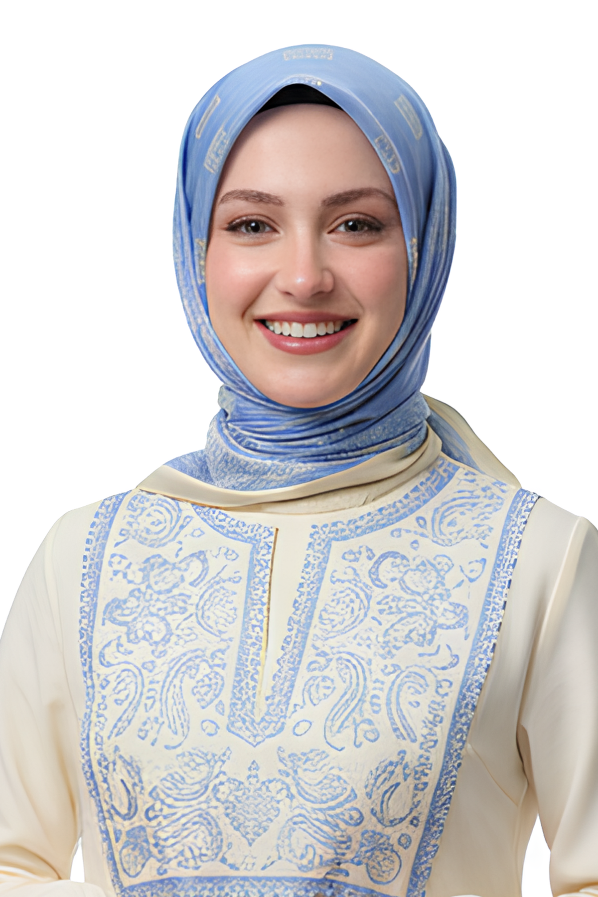 DESENLİ KRİSTAL EŞARP