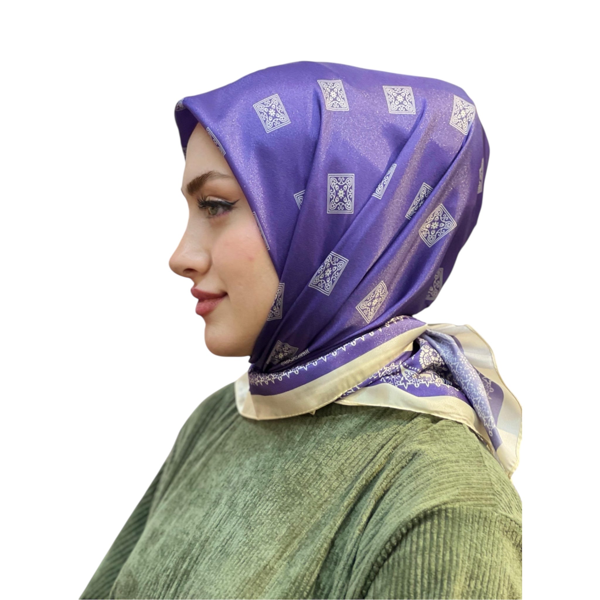 DESENLİ KRİSTAL EŞARP