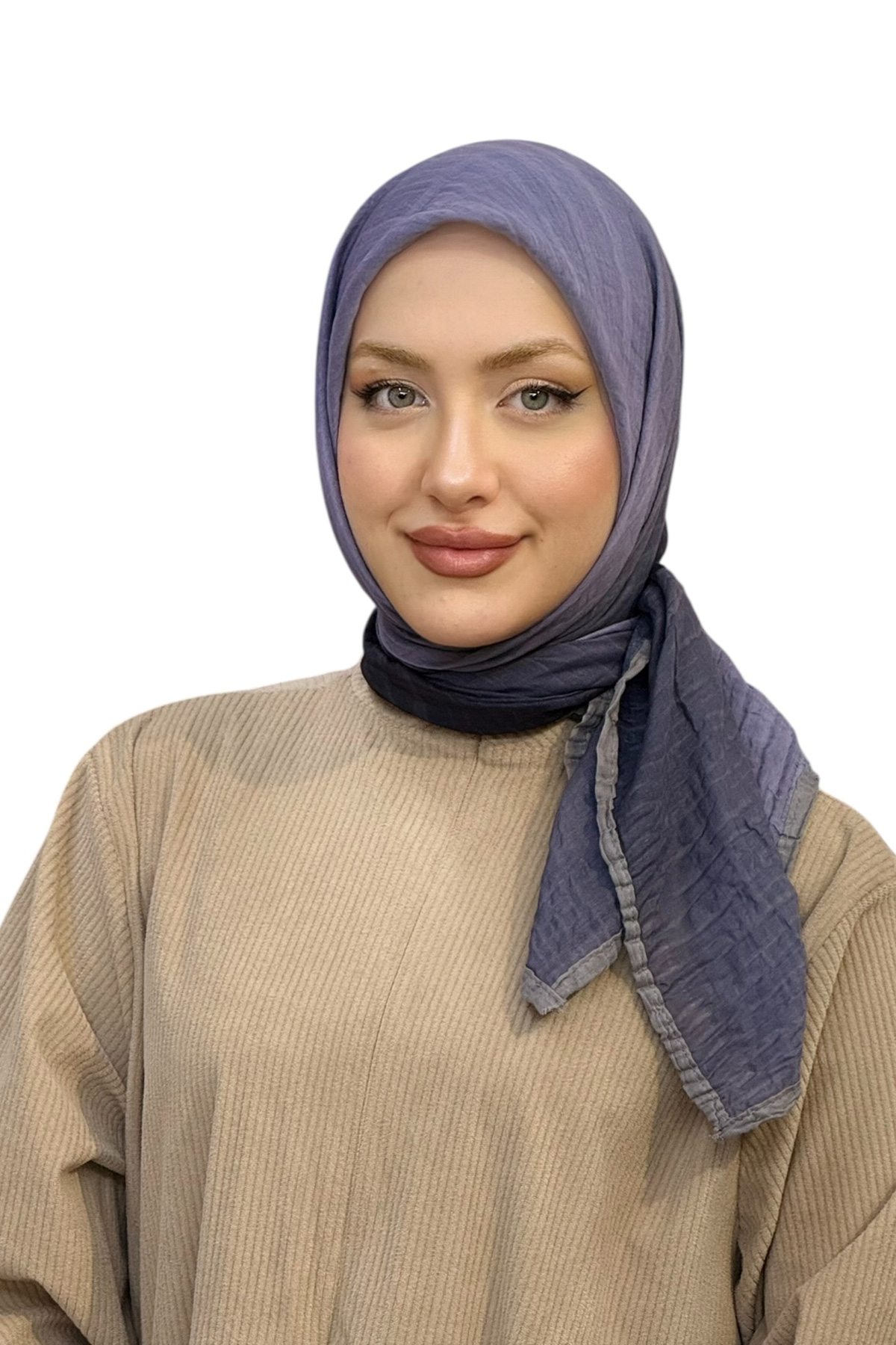 MÜSLİN DEGRADE BİYELİ EŞARP