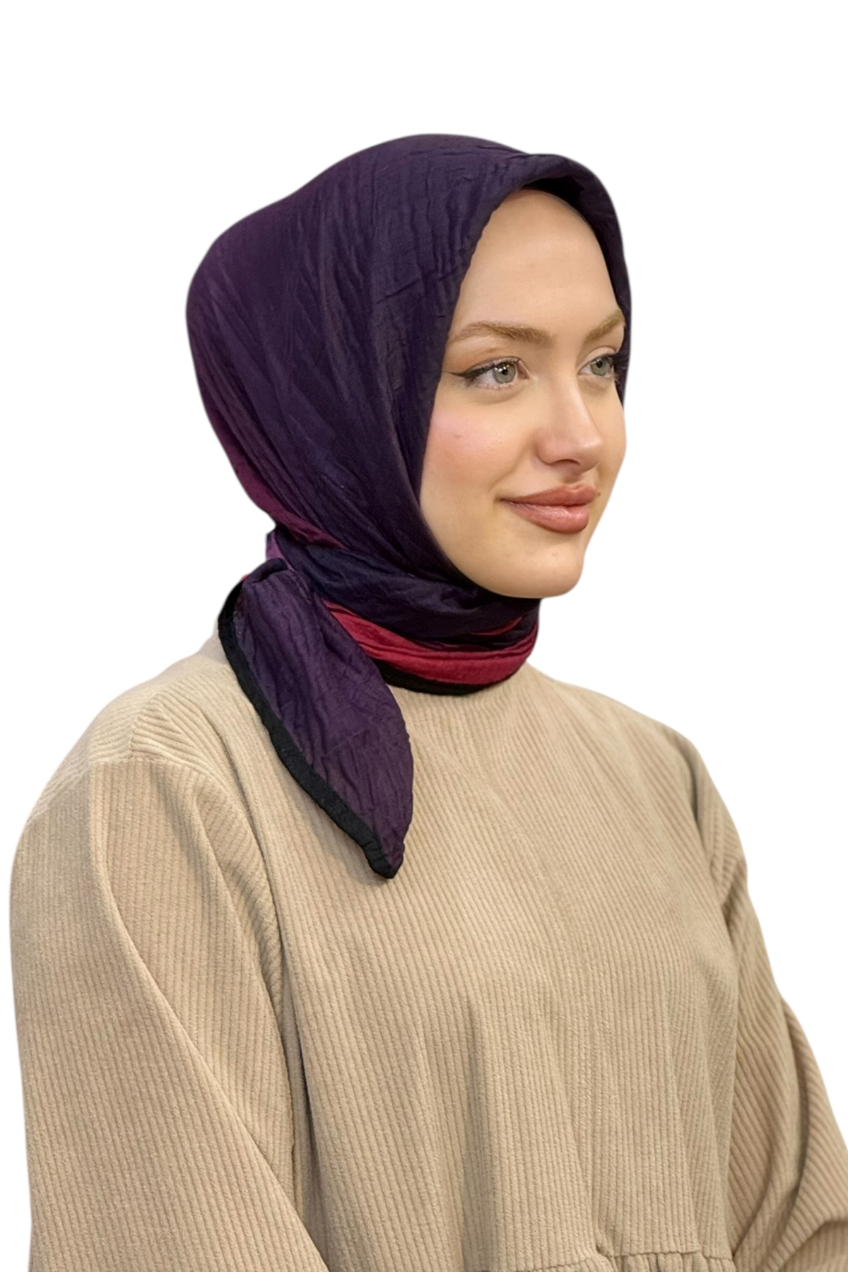 MÜSLİN DEGRADE BİYELİ EŞARP