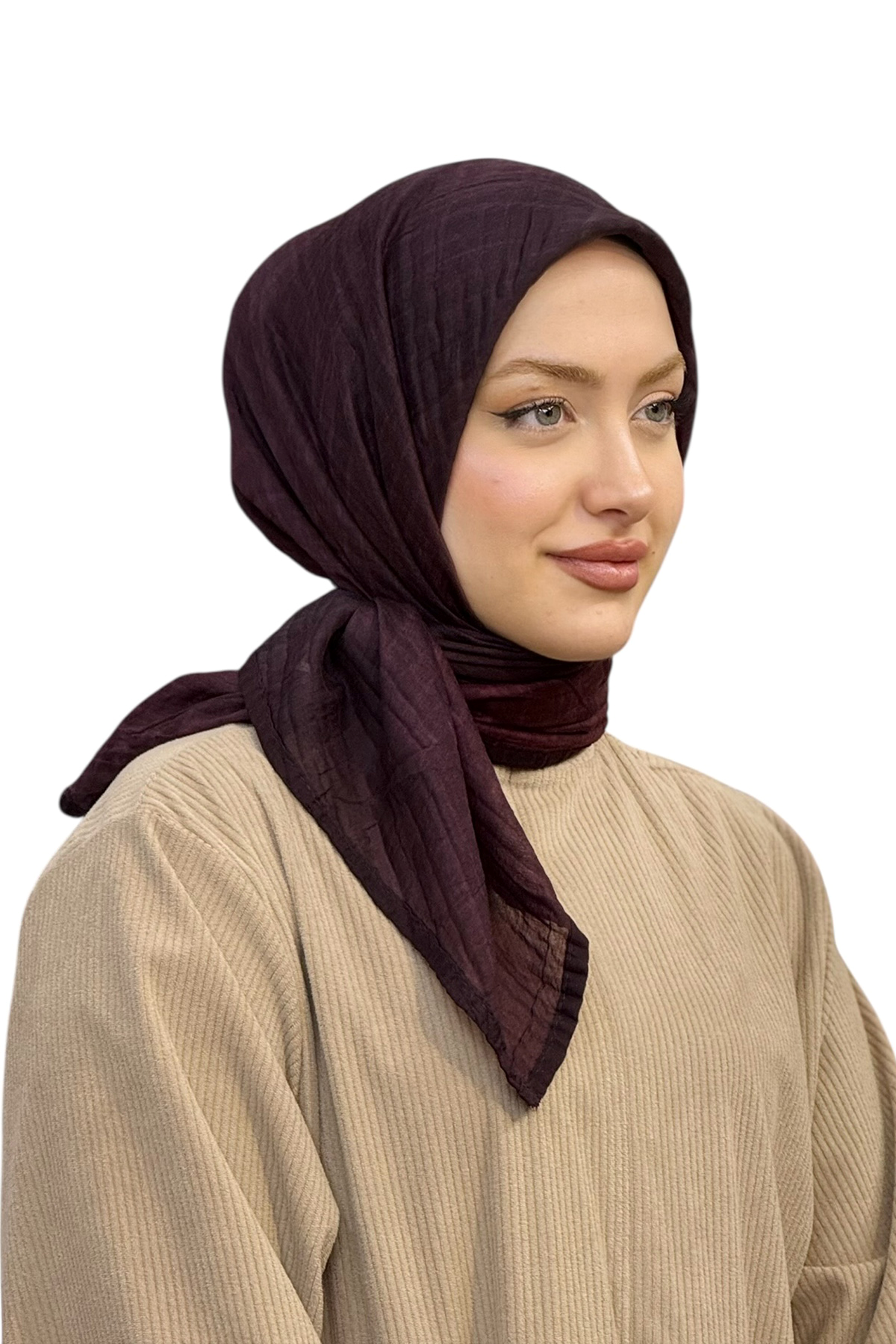 MÜSLİN DEGRADE BİYELİ EŞARP