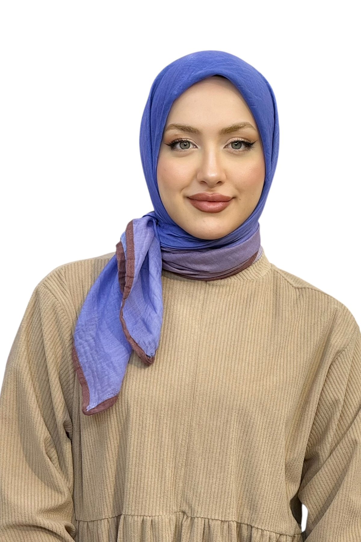 MÜSLİN DEGRADE BİYELİ EŞARP