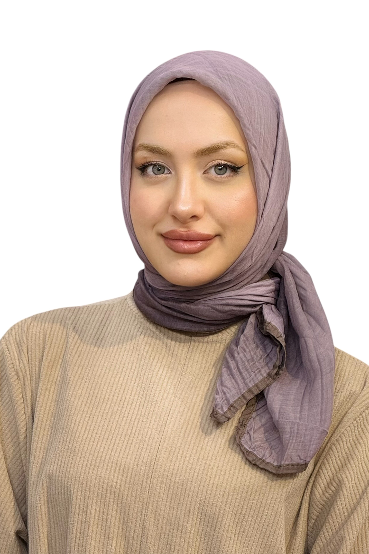 MÜSLİN DEGRADE BİYELİ EŞARP