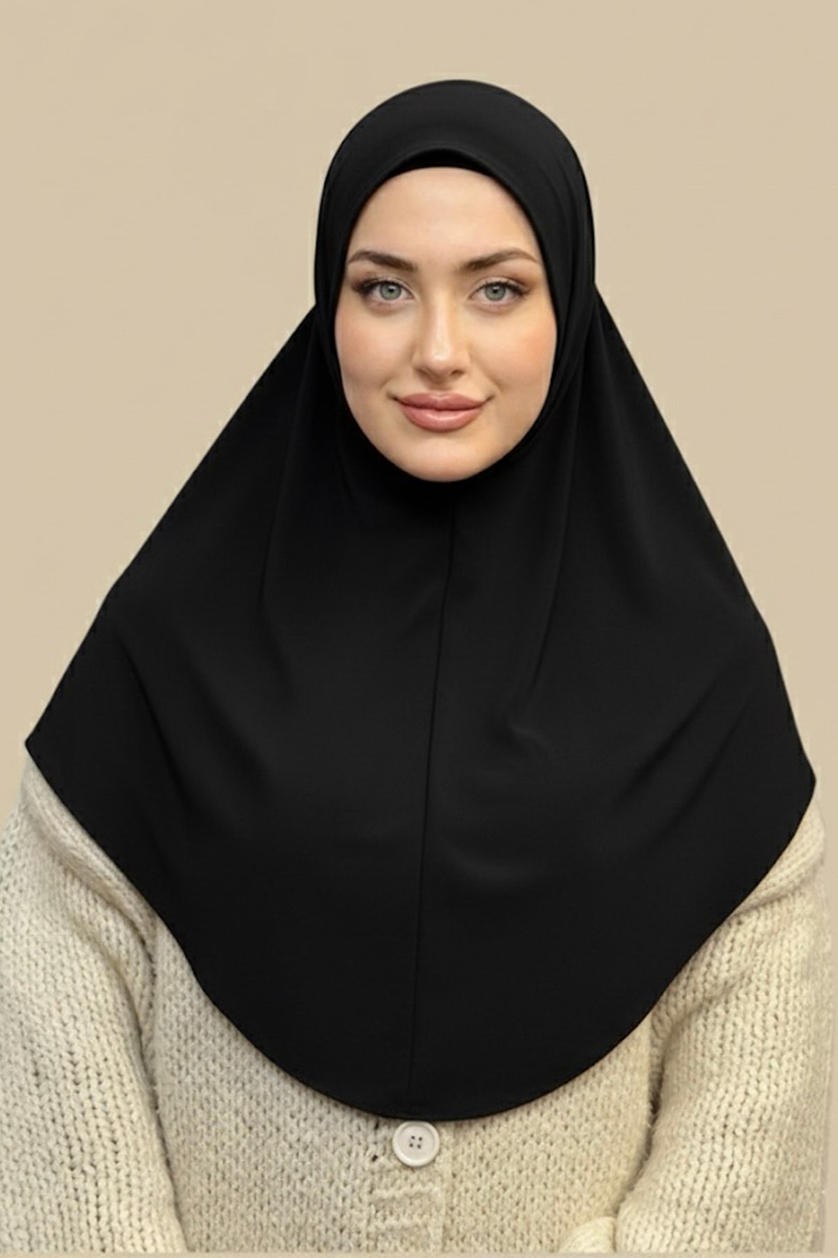 Zelal Likralı Sandy Hijab