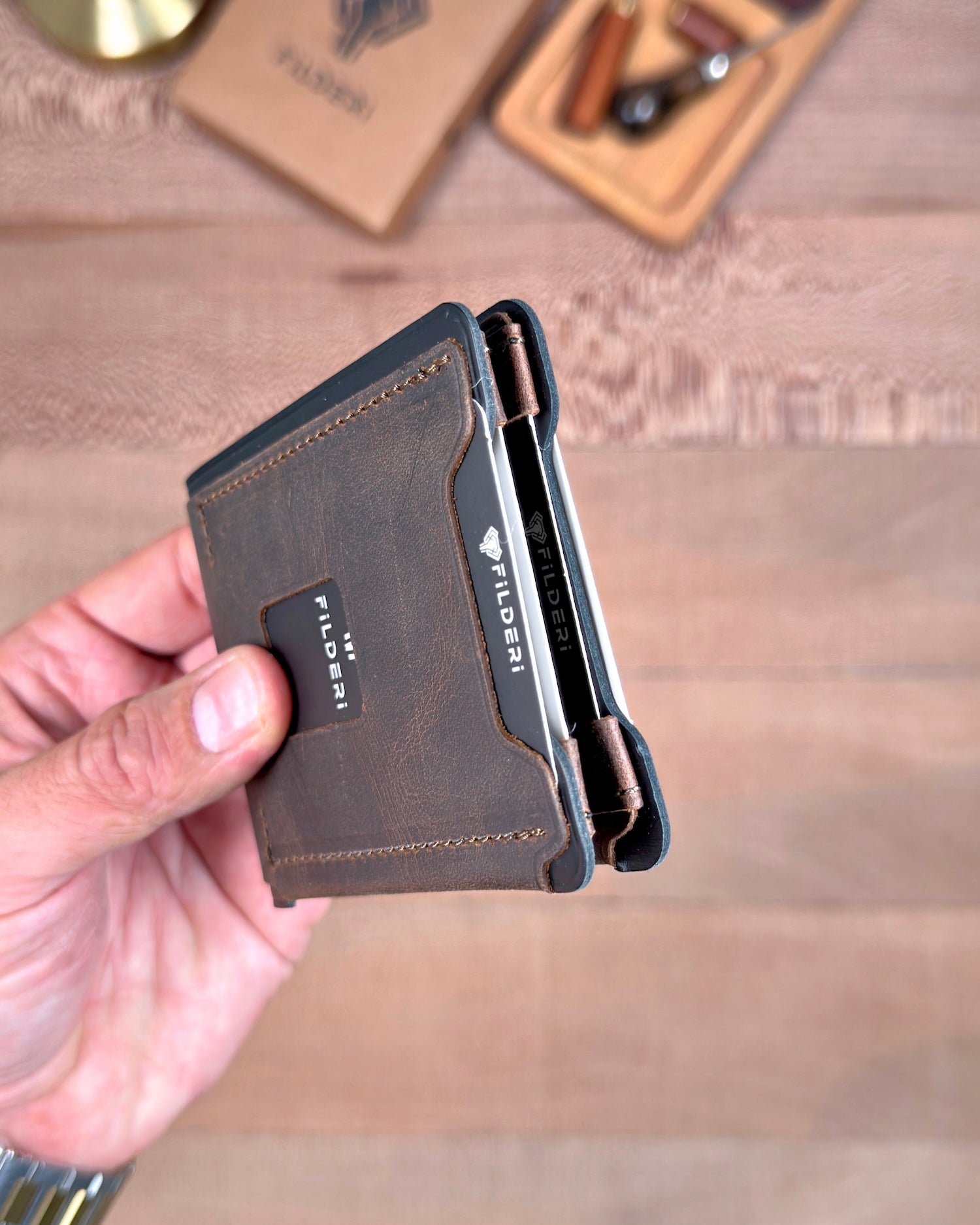 Viral Cüzdan – Hakiki Deri Siyah Kahve | 2154