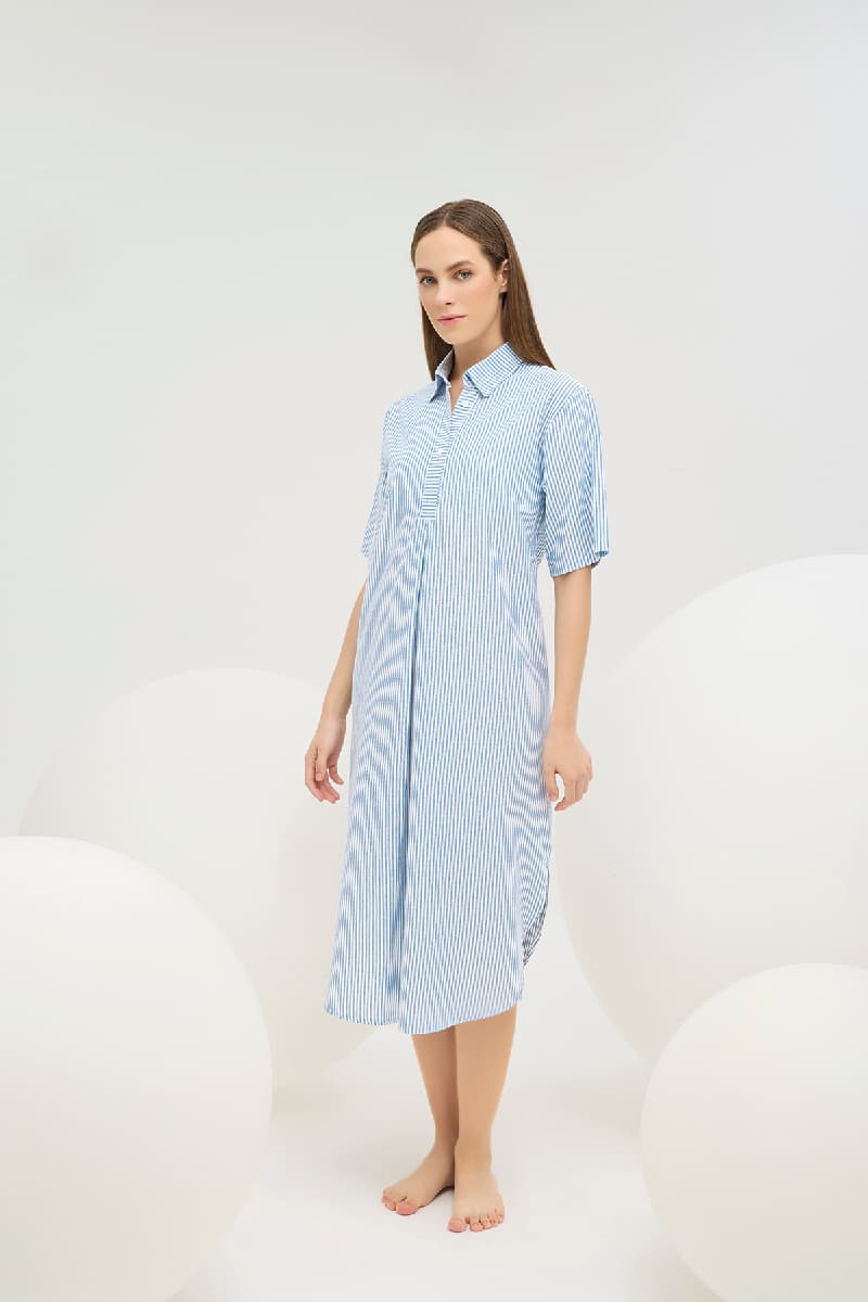 16640 Kadın Gömlek Elbise