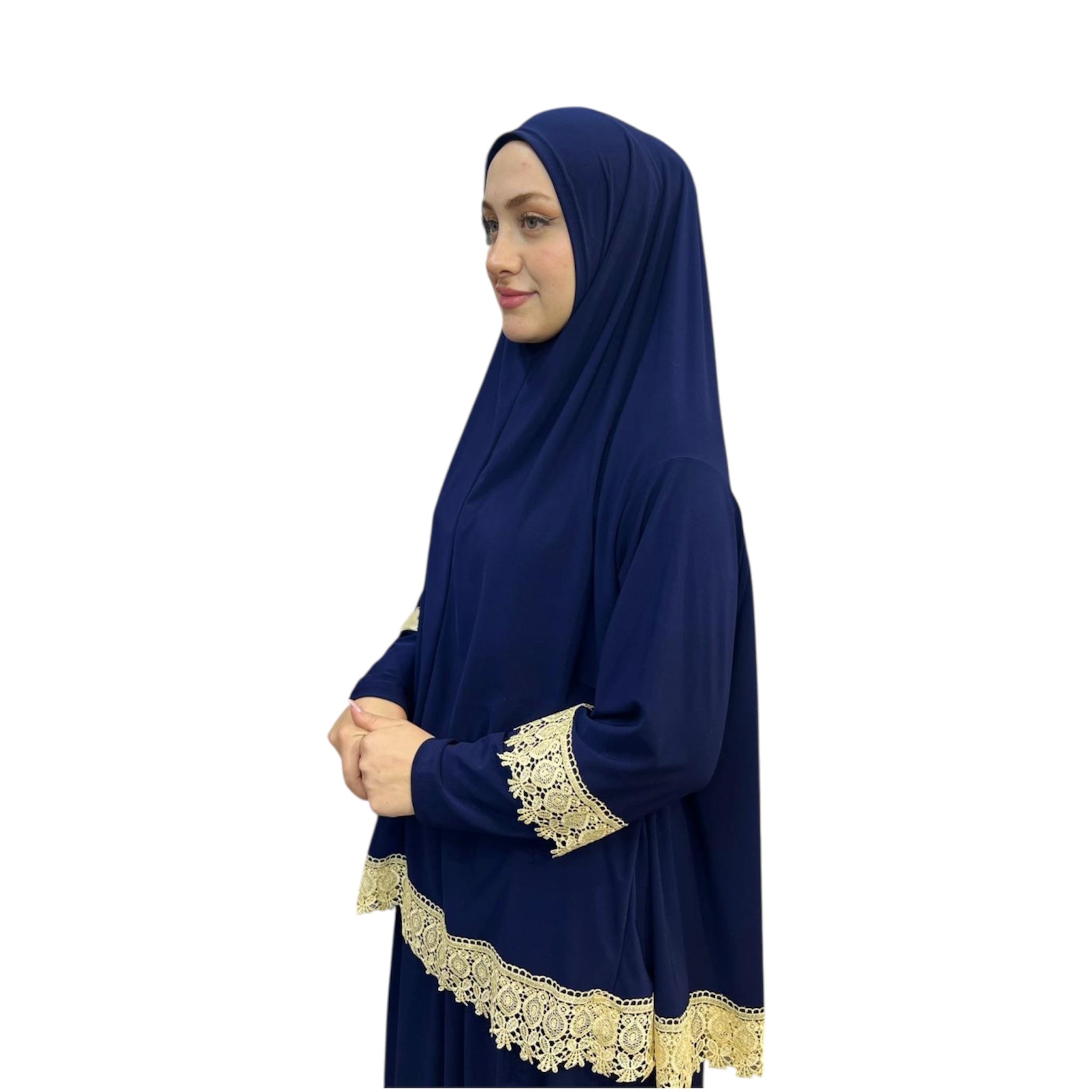 DANTELLİ NAMAZ TAKIMI ELBISE